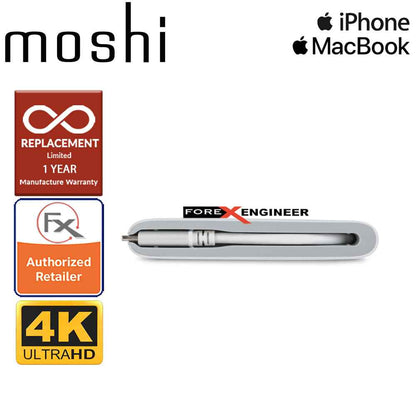 Moshi USB-C Multiport Adapter 3-in-1 hub ( USB-C - HDMI - Micro USB ) - Silver - Forexengineer-malaysia
