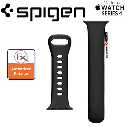 Spigen Air Fit Silicone Band for Apple Watch Series 4 - 5 - 6 - SE -  44mm - Silicone Strap Apple Watch - Black - Forexengineer-malaysia
