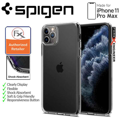 Spigen Liquid Crystal for iPhone 11 Pro Max - Clear - Forexengineer-malaysia