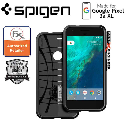 Spigen Rugged Armor for Google Pixel 3a XL - Matte Black - Forexengineer-malaysia