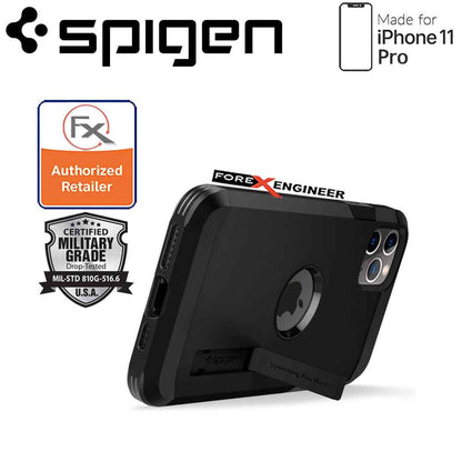 Spigen Tough Armor for iPhone 11 Pro (Black) - Forexengineer-malaysia