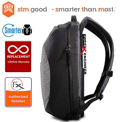 STM Myth Backpack 18L (15'') - Granite Black - Forexengineer-malaysia