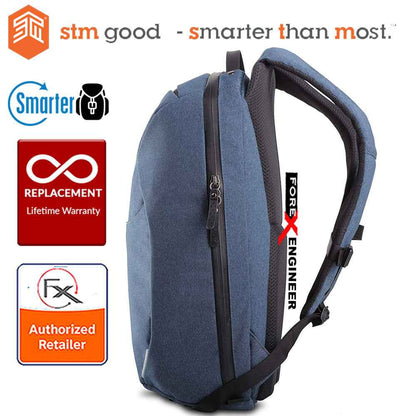 STM Myth Backpack 18L (15'') - Slate Blue - Forexengineer-malaysia
