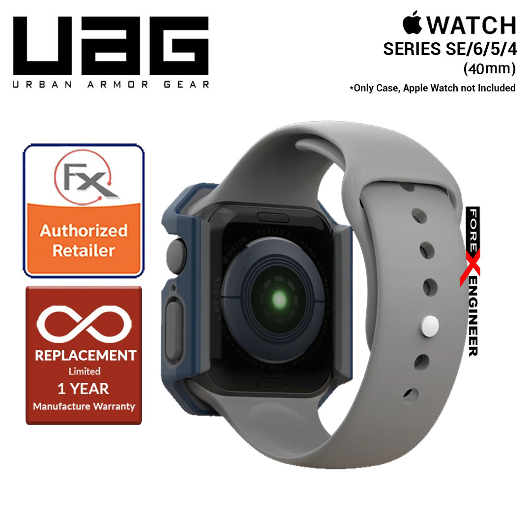 UAG Civilian Watch Case for Apple Watch Series Series SE - 6 - 5 - 4 ( 40mm ) - Mallard - Silver ( Barcode : 812451039757 )