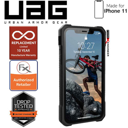 UAG Monarch for iPhone 11 - Rugged Military Drop Tested - Crimson - Forexengineer-malaysia