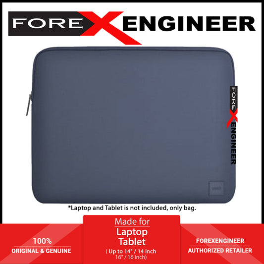 UNIQ Cyprus Laptop and Tablet Sleeve - Water Resistant Neoprene Up to 14" - 14 inch - Abyss Blue ( Barcode: 8886463680728 )