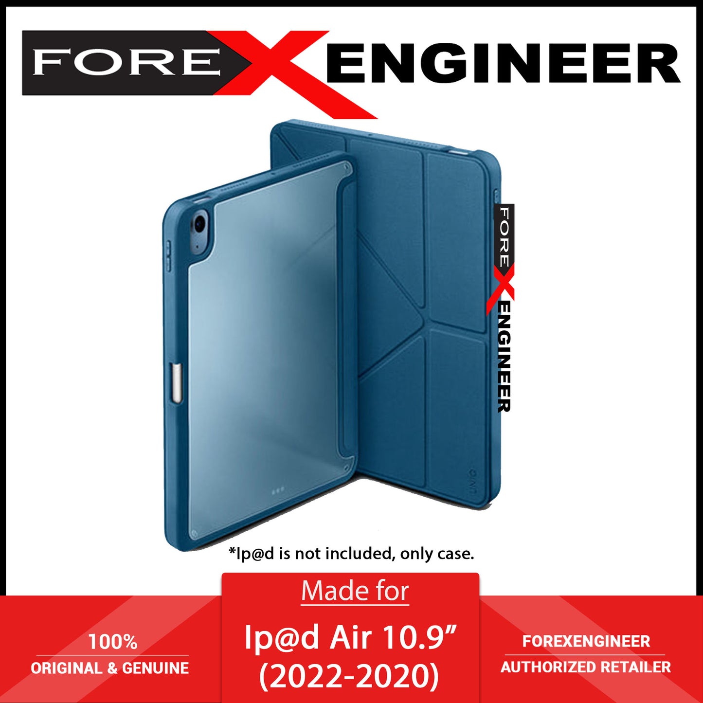 UNIQ Moven for iPad Air 10.9" - 10.9 inch ( 5th Gen 2022 - 4th Gen 2020 ) - Capri Blue (Barcode: 8886463680582 )