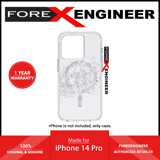 'Case Mate Karat Marble for iPhone 14 Pro with Magsafe - A Touch of Pearl (Barcode: 840171719529 )