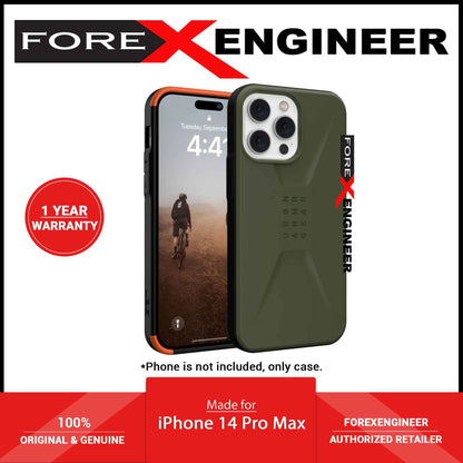 UAG Civilian for iPhone 14 Pro Max - Olive