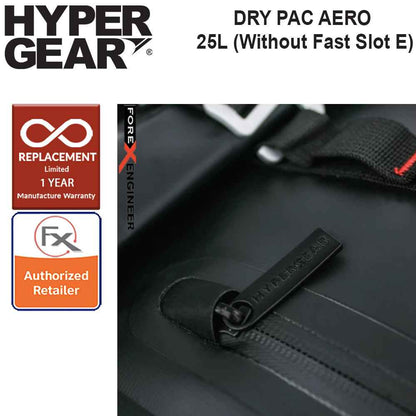 Hypergear Dry Pac ¬†Aero 25L - Heavy-duty Design and IPX6 Waterproof Specification - Black ( Base Only Without Fast Slot E) - Forexengineer-malaysia