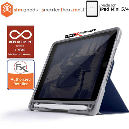 STM Dux Plus Duo for iPad Mini 5 - Mini 4 - Midnight Blue Color ( Barcode: 765951763656)