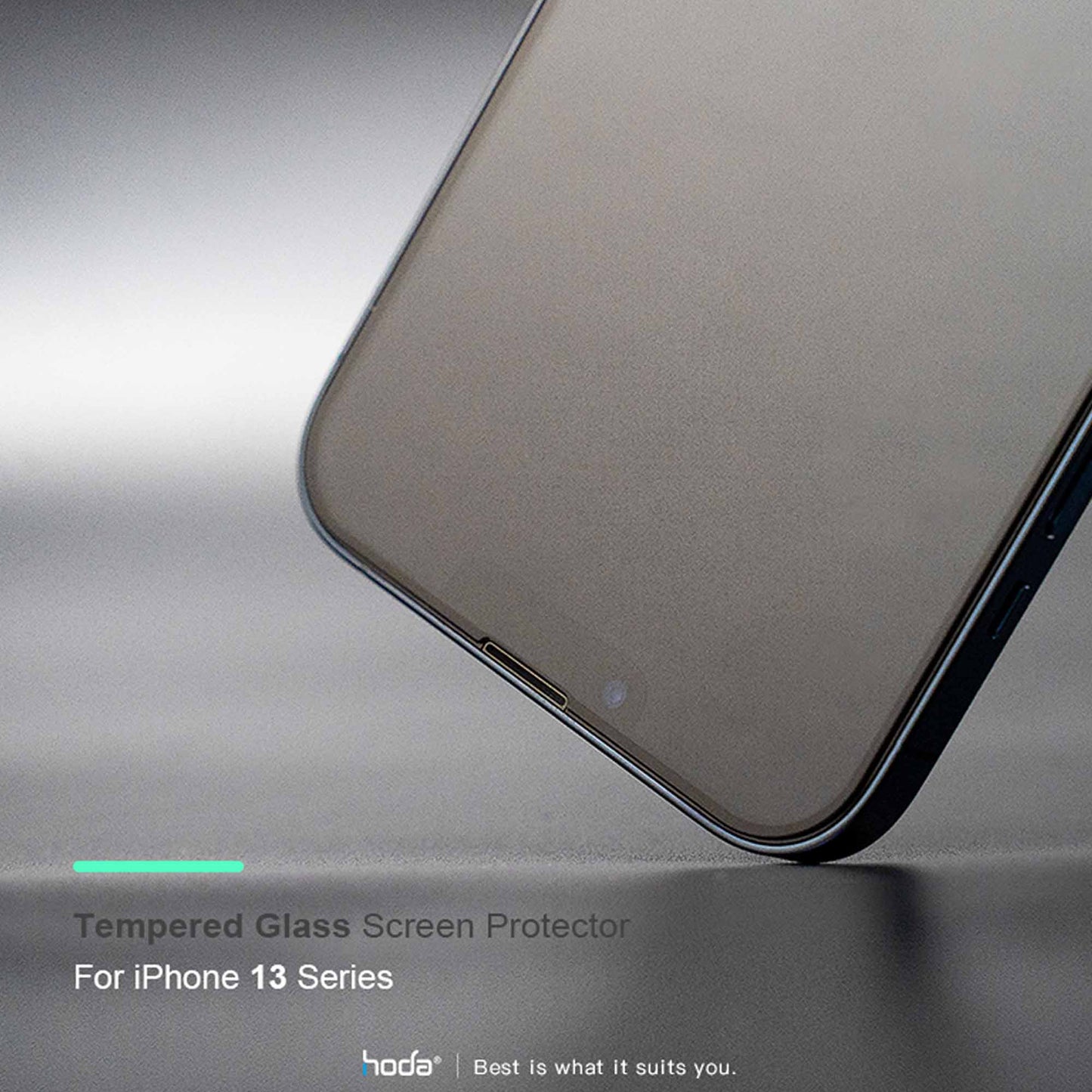 Hoda Anti-Reflection Tempered Glass for iPhone 13 Mini 5.4" 5G - with Helper (Barcode: 4711103542576 )