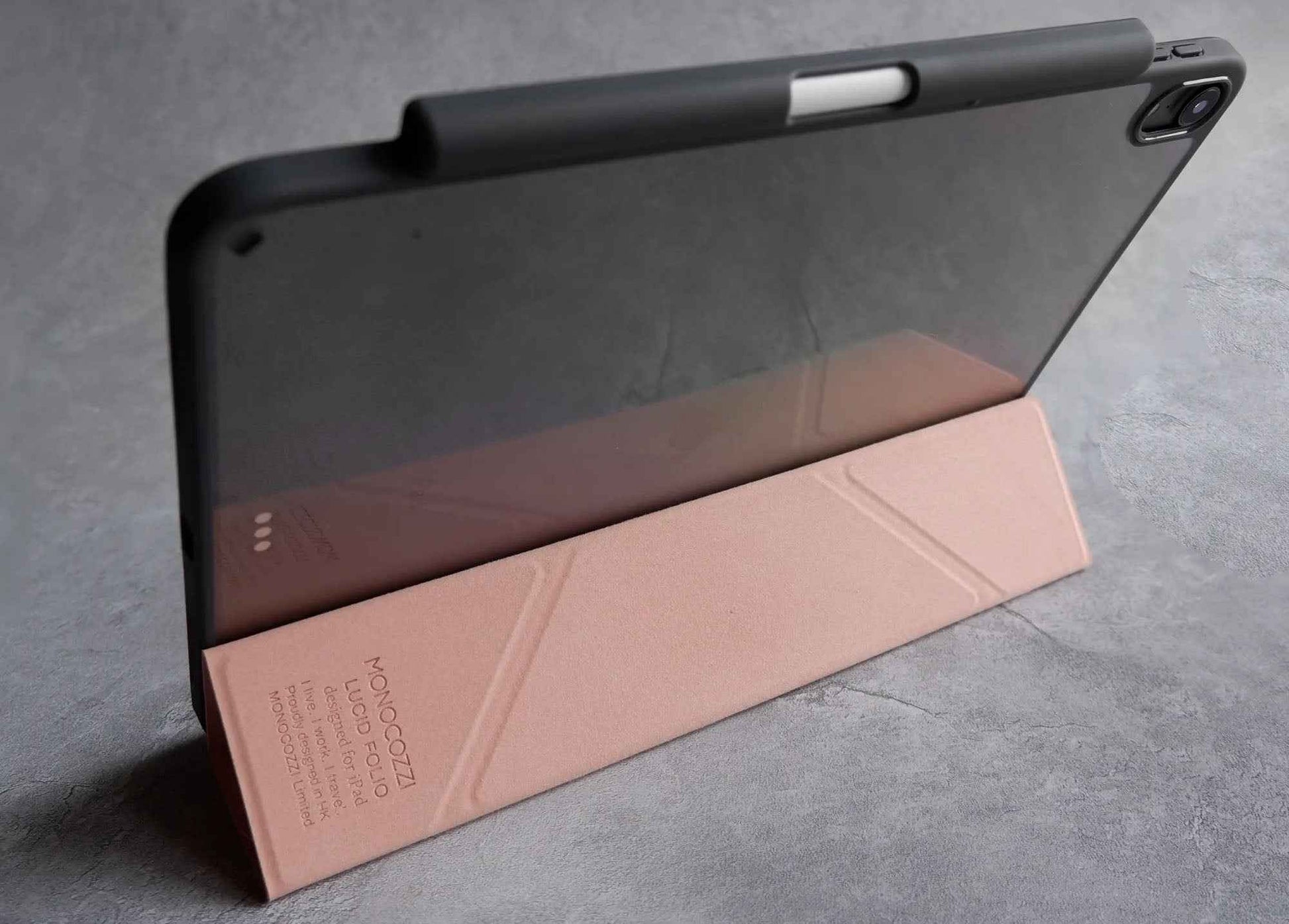 Monocozzi LUCID Plus Folio for ipad Pro 12.9" 5th Gen ( 2021 ) M1 Chip - Tan (Barcode: 4895199106987  )