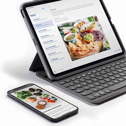 ZAGG Pro Keys Wireless Keyboard & Detachable Case for iPad Pro 11" (1st-4th Gen, M1/M2) & iPad Air 10.9" (4th-5th Gen, M1) - Black/Gray
