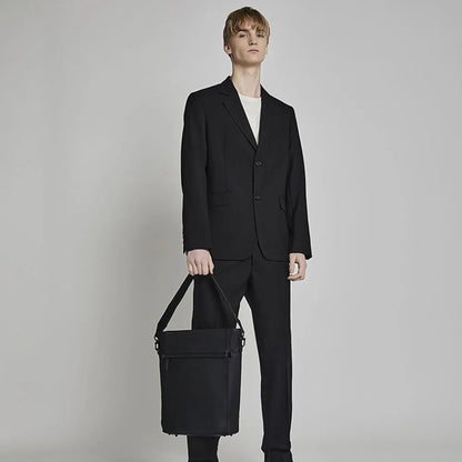 Gaston Luga Tate Backpack  - Comes with detachable shoulder strap - Black (Barcode: 7350111043285 ) - Forexengineer -Malaysia- 7350111043285