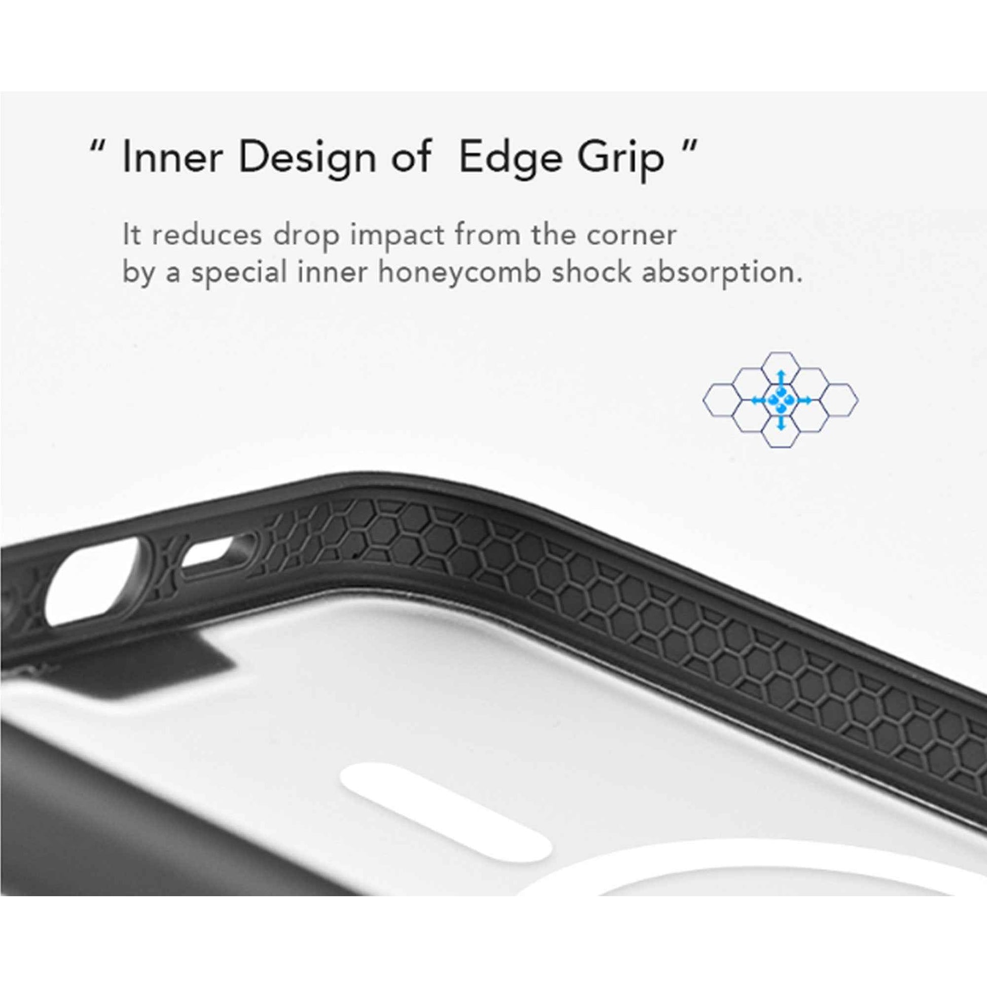 Hoda Rough Case for iPhone 14 - MagSafe Compatible Military Standard  - Black ( Barcode: 4711103545225 )
