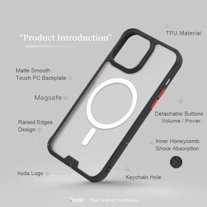 Hoda ROUGH Case Military Standard for iPhone 13 Pro 6.1" 5G - Magsafe Compatible - Black (Barcode: 4711103542750 ) - Forexengineer -Malaysia- 4711103542750