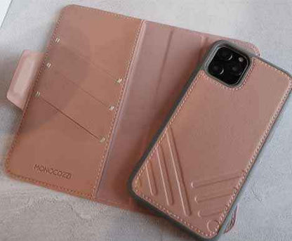 Monocozzi Lucid Folio Wallet for iPhone 11 Pro - with Detachable Back - Blue (Barcode: 4895199105515)