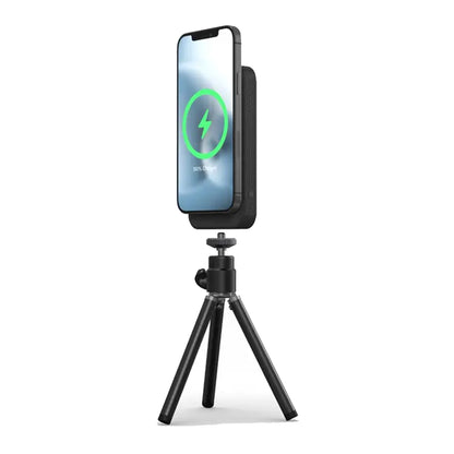 Mophie Snap+ Powerstation Stand 10,000mAh - Powerbank Wireless Charging - Black - Forexengineer -Malaysia- 840056143074