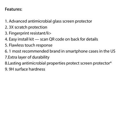 Otterbox Alpha Glass for iPhone 14 Pro Max - Antimicrobial Glass ( Barcode: 840262389242 ) - Forexengineer -Malaysia- 840262389242
