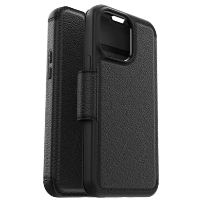 Otterbox Strada Folio for iPhone 14 Pro - Shadow Black (Barcode: 840262381789 )