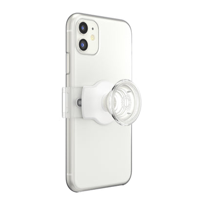 Popsockets PopGrip Slide Stretch - Clear on White (Barcode: 840173712665 ) - Forexengineer -Malaysia- 840173712665