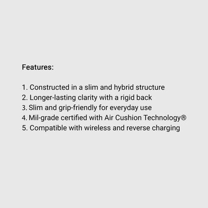 Spigen Ultra Hybrid Case for Samsung Galaxy S22 Plus - Crystal Clear (Barcode: 8809811855807 ) - Forexengineer -Malaysia- 8809811855807
