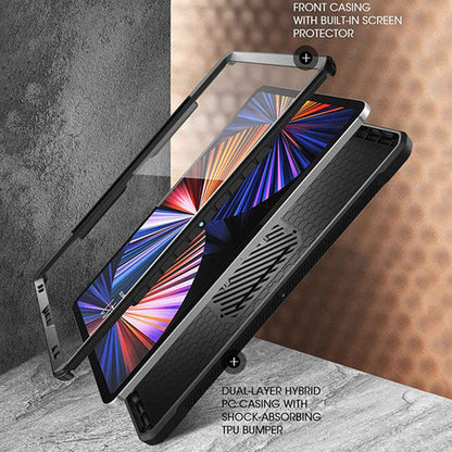 Supcase Unicorn Beetle UB PRO for iPad Pro 11" ( 2020 - 2022 ) - iPad Air 10.9" ( 5th Gen ) ( 2022 ) with Build-in Screen Protector & Apple Pencil Holder - Metallic Blue