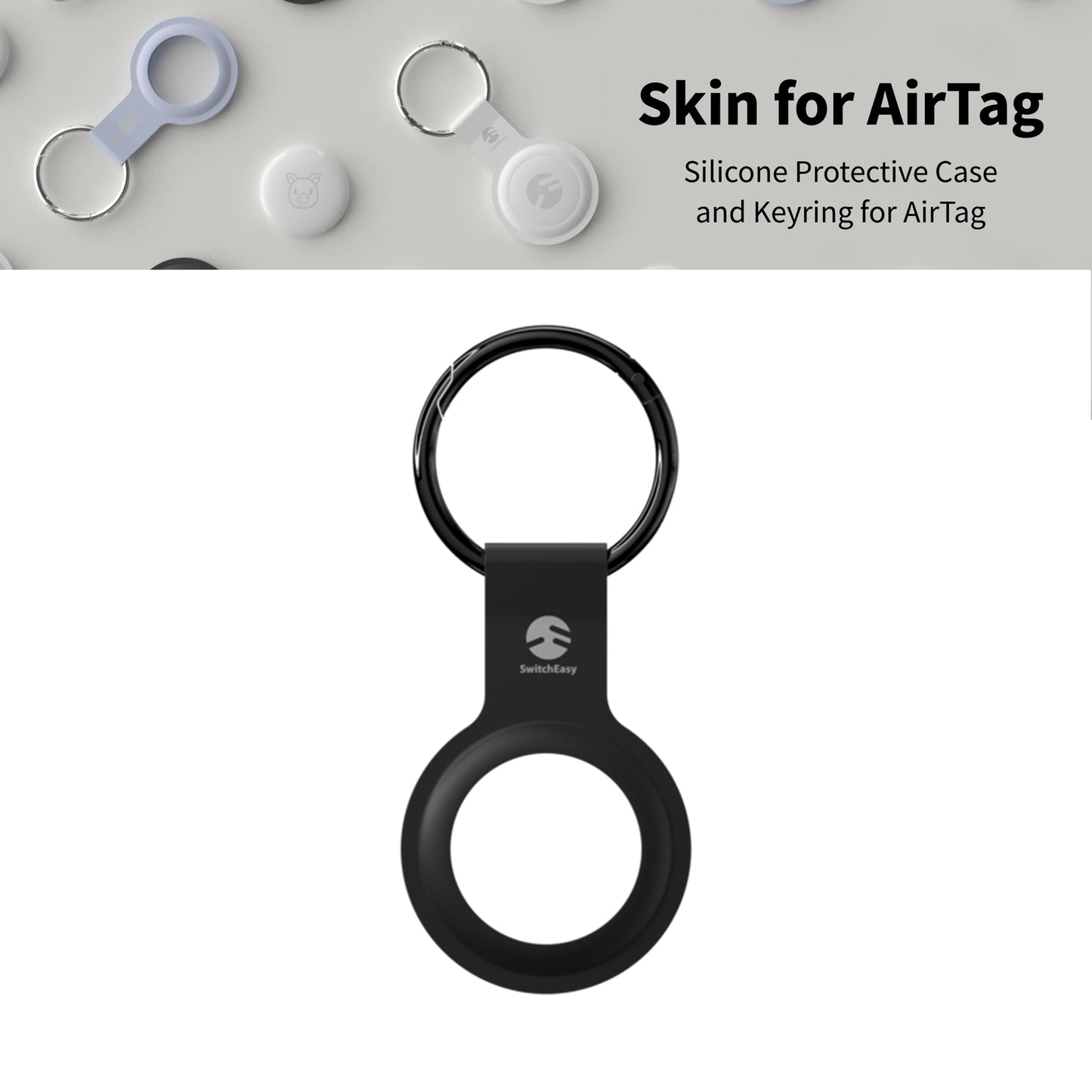 SwitchEasy Skin Case For AirTag - Exquisite Blue (Barcode: 4895241101342 )