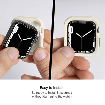 SwitchEasy COLORS Case for Apple Watch Series 7 - SE - 6 - 5 - 4 ( 45mm - 44mm ) - Black (Barcode: 4895241104893 )