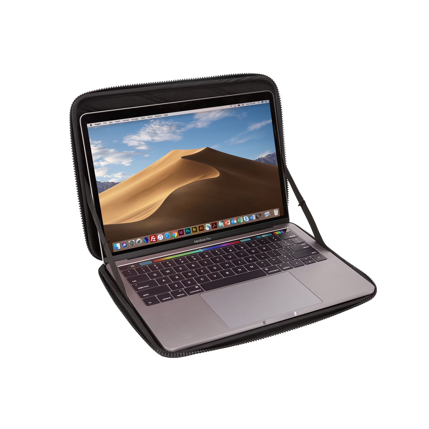 Thule Gauntlet 4.0 Sleeve for MacBook 15" - Black (Barcode: 0085854244503 ) - Forexengineer -Malaysia- 0085854244503