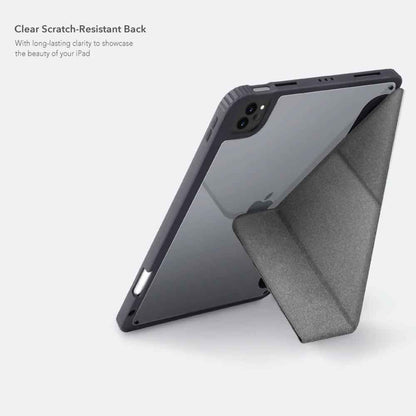 UNIQ Moven for iPad Pro 12.9 inch 5th - 4th - 3rd Gen ( 2021 - 2018 ) M1 Chip - Grey (Barcode: 8886463677223 )