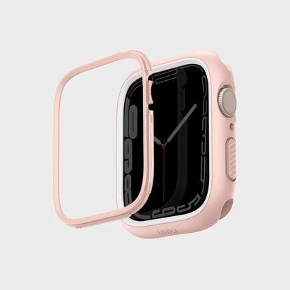 Uniq Moduo Case for Apple Watch ( 41mm - 40mm ) Series 8 - SE2 - 7 - 6 - SE - 5 - 4 - Blush (Pink-White) (Barcode: 8886463680964 ) - Forexengineer -Malaysia- 8886463680964