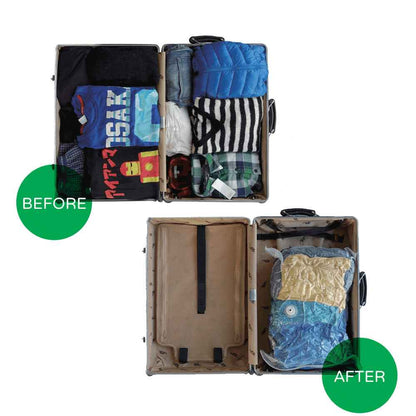 Vago Travel Portable Compressor Vacuum Bag + FREE 1pcs Vago Vacuum Bag M size - White (Barcode: 4713213549018 )