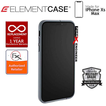 Element Case Illusion for iPhone Xs Max - Military Spec Drop Protection - Grey - Forexengineer-malaysia