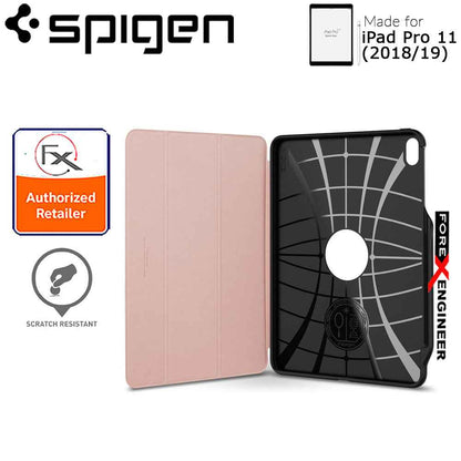 Spigen Smart Fold 2 for iPad Pro 11" (2018-19) - with build in Apple Pencil slot - Rose Gold - Forexengineer-malaysia