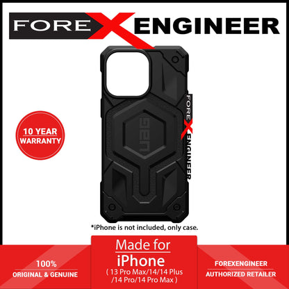 UAG Monarch Pro with Magsafe for iPhone 14 Pro Max / 13 Pro Max - Black - Forexengineer -Malaysia- 840283901676