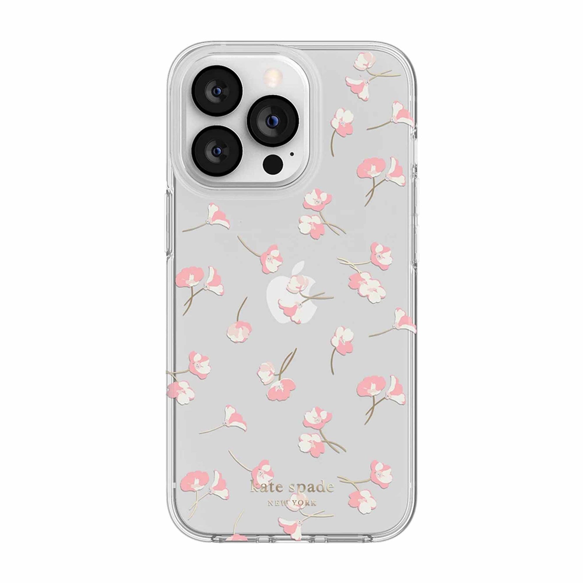Kate Spade New York Protective Hardshell Case for iPhone 13 Pro 5G Falling Poppies (Barcode: 191058145499 ) - Forexengineer-malaysia
