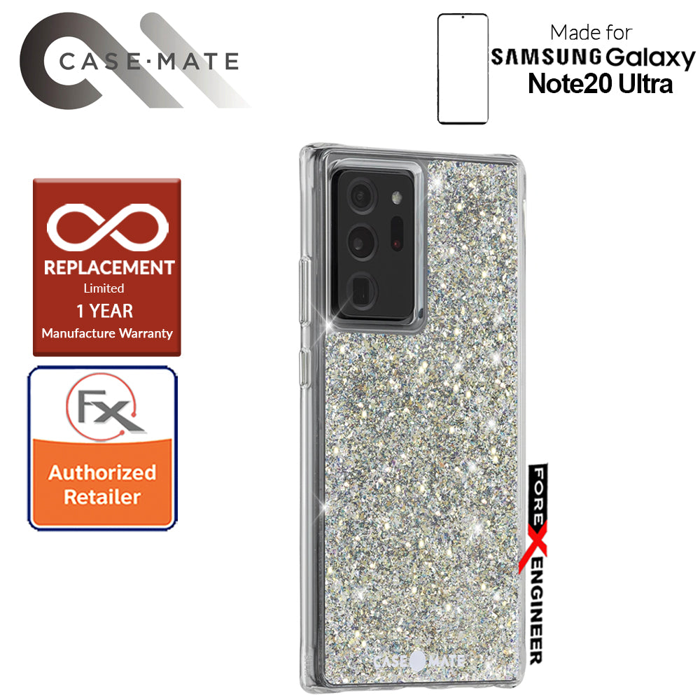[RACKV2_CLEARANCE] Case Mate Twinkle for Samsung Galaxy Note 20 Ultra 5G 2020 - with Micropel antimicrobial protection ( Stardust ) ( Barcode : 846127195294 )