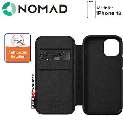 Nomad Rugged Folio Case for iPhone 12 Mini 5G 5.4" - Black ( Barcode : 856500019116)