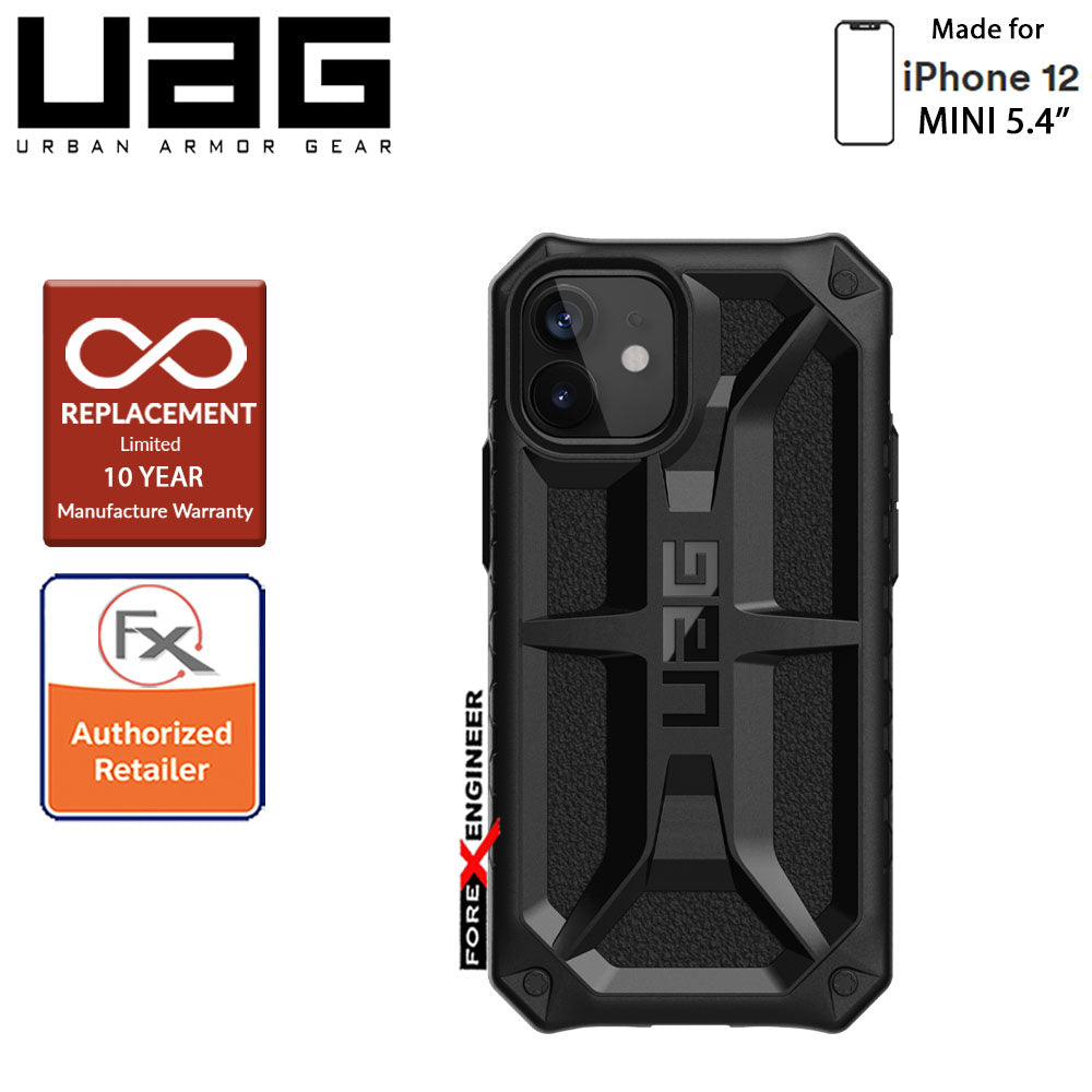 UAG Monarch for iPhone 12 Mini 5G 5.4" - Rugged Military Drop Tested ( Black ) - ( Barcode : 812451035940 )