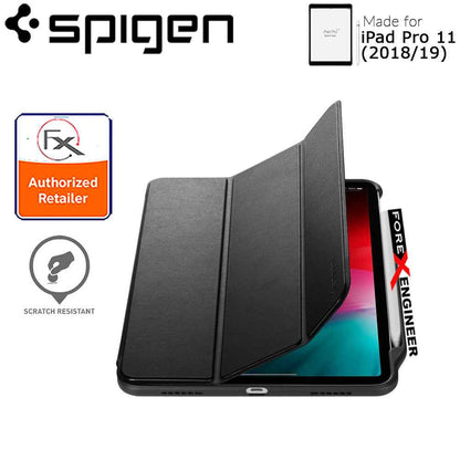 Spigen Smart Fold 2 for iPad Pro 11" (2018-19) - with build in Apple Pencil slot - Black - Forexengineer-malaysia
