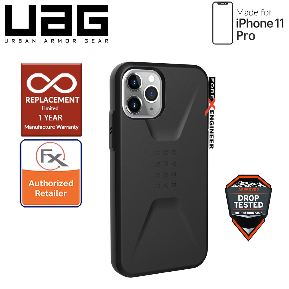 UAG Civilian for iPhone 11 Pro - Black