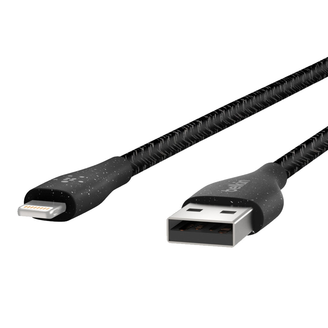 Belkin Duratek Plus Lightning to USB-A Cable ( 1.2m ) - Black (Barcode: 745883769568 )