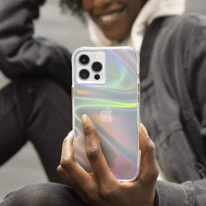 Case-Mate Soap Bubble for iPhone 13 Pro  6.1" 5G with Antimicrobial  - Iridescent (Barcode: 840171706437 )