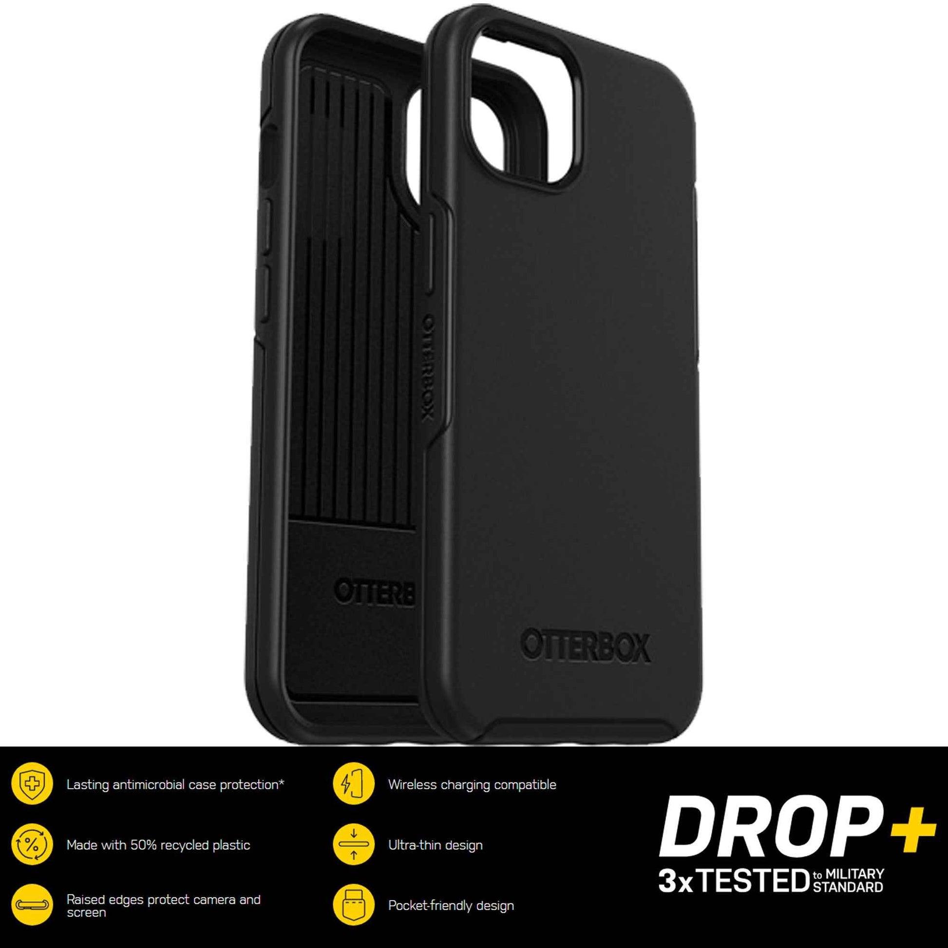 Otterbox Symmetry for iPhone 13 Pro 6.1" 5G - Antimicrobial Case - Black (Barcode: 840104265000 )