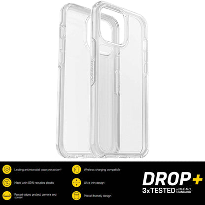 Otterbox Symmetry Clear for iPhone 13 6.1" 5G - Antimicrobial Case - Clear (Barcode: 840104284445 )