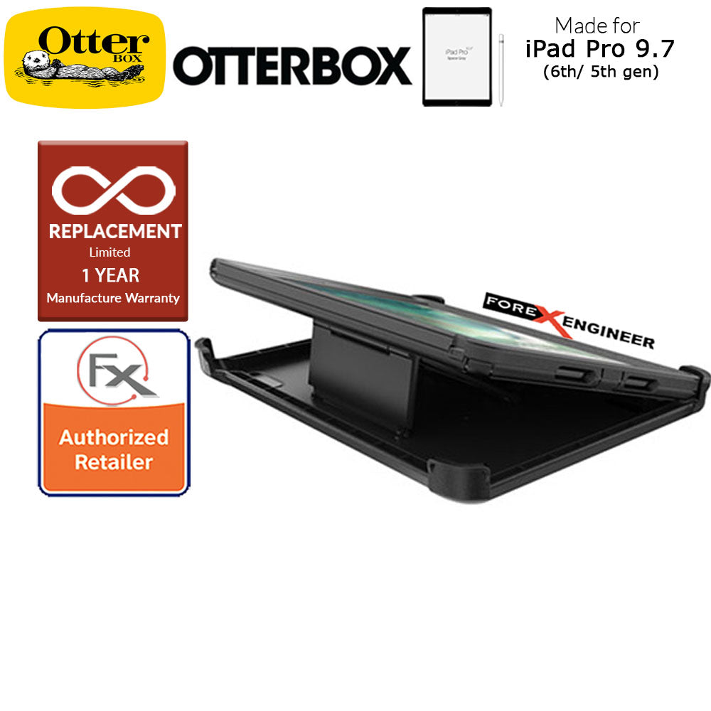 OtterBox Defender Series for iPad 9.7 inch 2018 5th - 6th Gen - Black Color ( Barcode: 660543419112 )