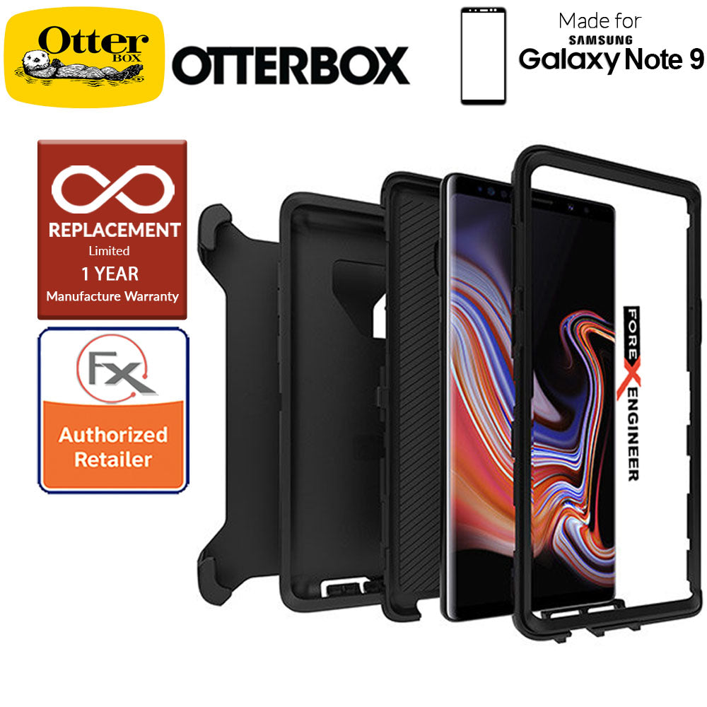 Otterbox Defender for Samsung Galaxy Note 9 - Black Color ( Barcode: 660543462163 )