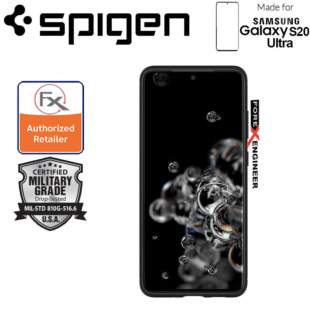 Spigen Rugged Armor for Samsung Galaxy S20 Ultra 6.9"  - Matte Black Color